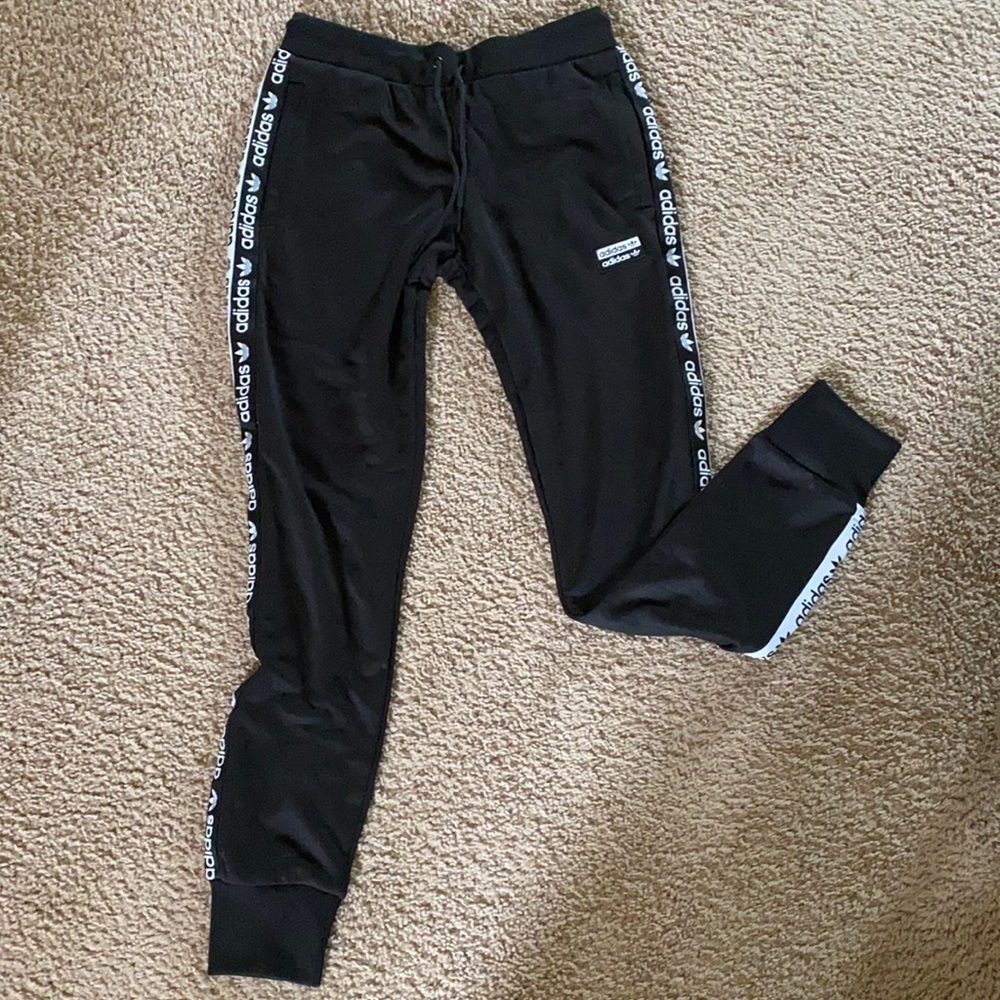 Brand new Adidas stripe sweatpants